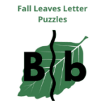Fall Leaves Letter Puzzles