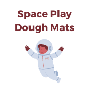 Space Play Dough Mats