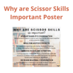 Why are scissor skills important poster