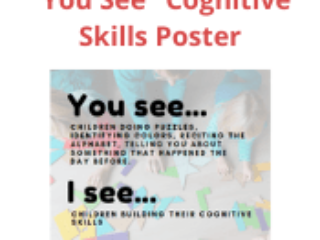 You See Cognitive Skills Poster You See Cognitive Skills Poster