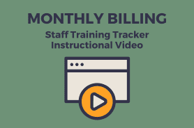 Staff Training Tracker Monthly Billing